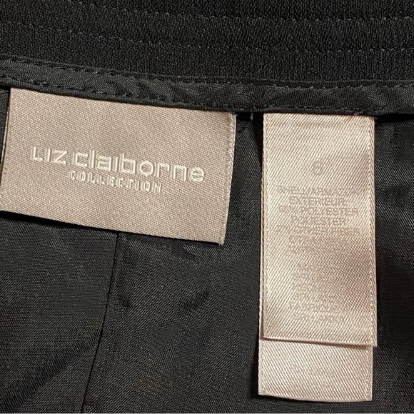 Liz Claiborne Long Black Modest Lined Skirt - Women’s 6 - Picture 7 of 8